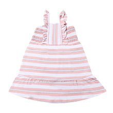  Ameera Dress in Pink Retro Stripe