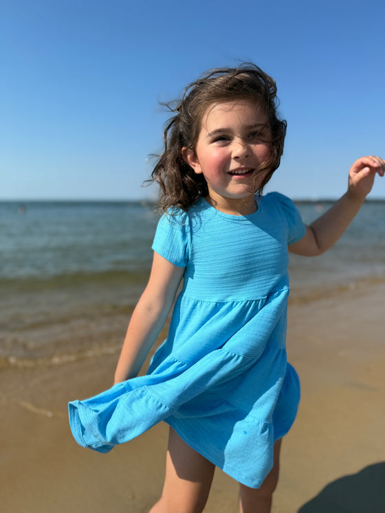 Iona Dress in Blue