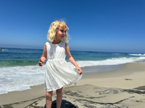 London Dress in Cream
