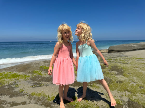 Kaia Tutu Dress in Bright Pink