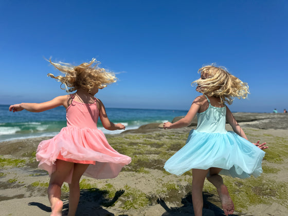 Kaia Tutu Dress in Aqua