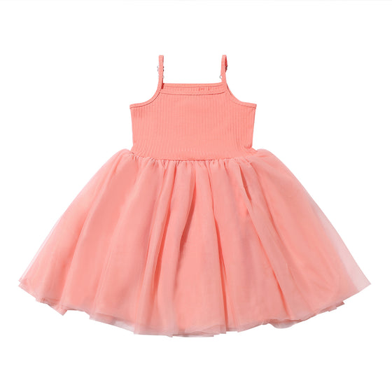 Kaia Tutu Dress in Bright Pink