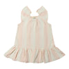 Benny Dress in Pink Stripe Gauze