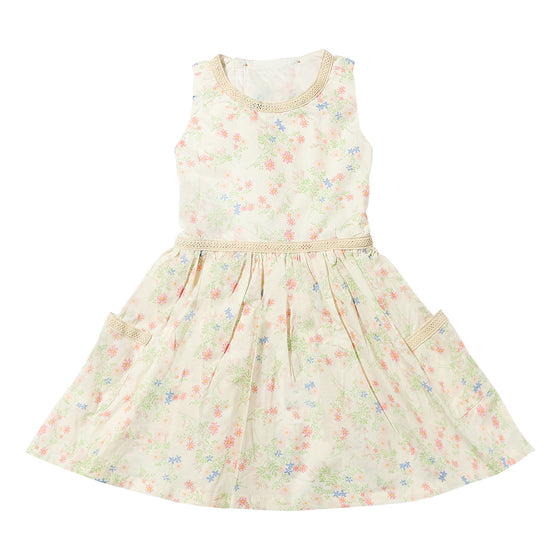 Nina Dress in Pink Meadow Floral