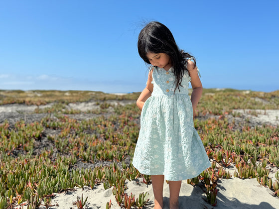 Penny Dress in Blue Dandelion