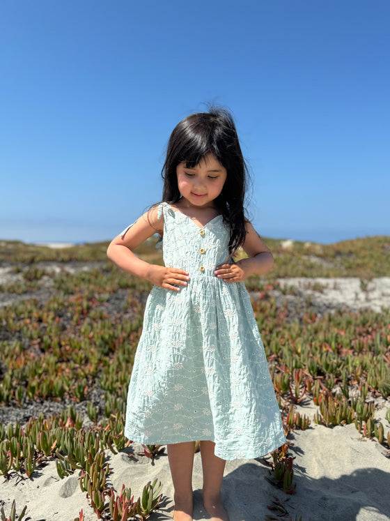 Penny Dress in Blue Dandelion