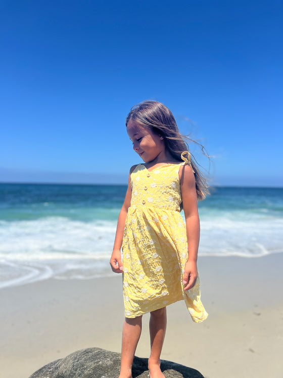 Penny Dress in Yellow Dandelion