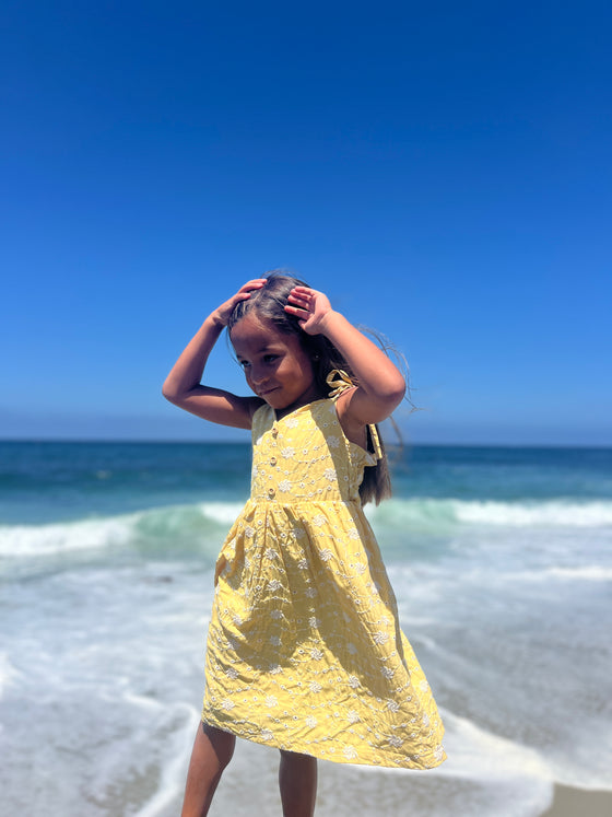 Penny Dress in Yellow Dandelion