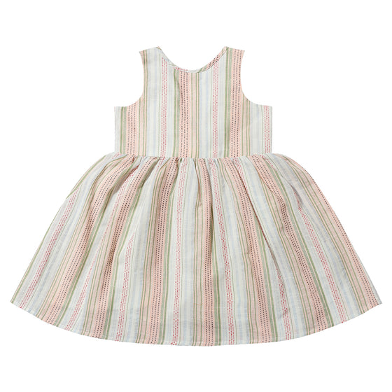 Jewel Dress in Pink Multi Striipe