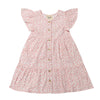 Avery Dress in Coral Sprig