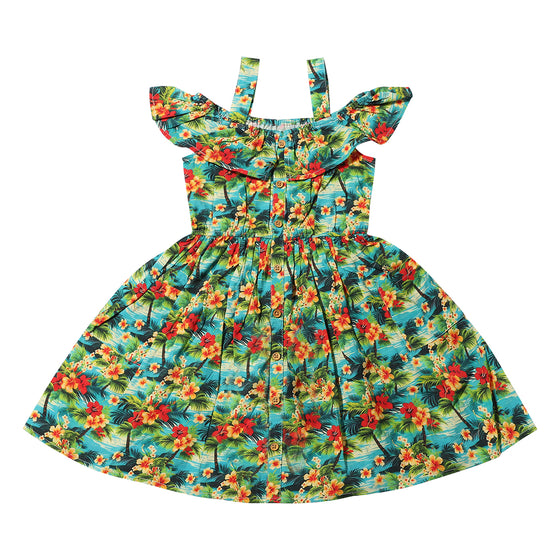 Ivy dress in Tropical Floral