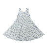 A white sun dress with all over nautical boat print, size 12-18m-16y