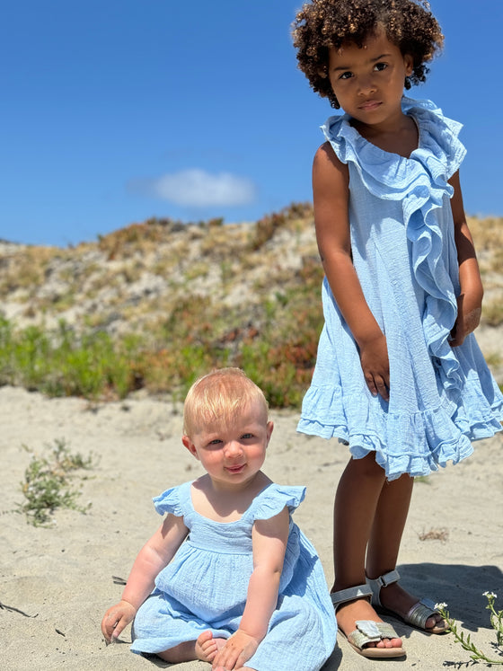 Kimberly Dress in Pale Blue