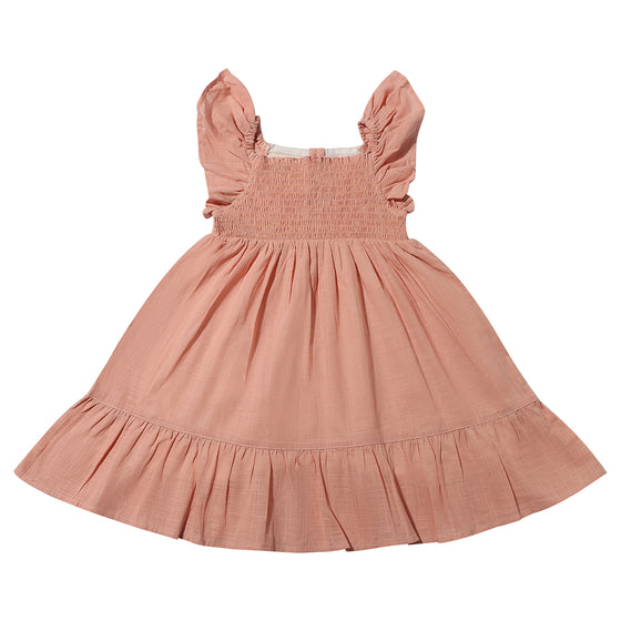 Arie Dress in Dusty Rose