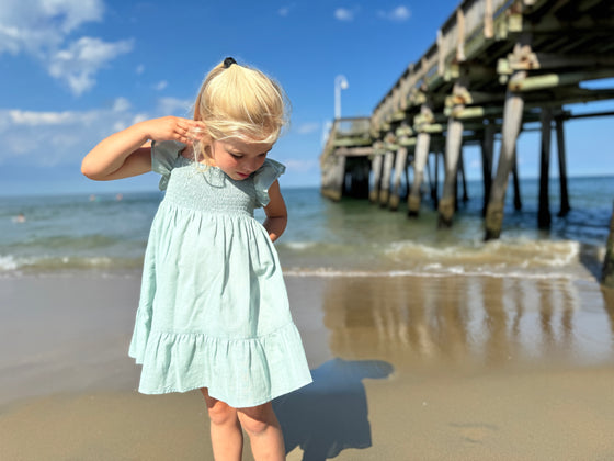Arie Dress in Dusty Teal