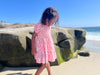 Dehlia Dress in Pink Meadow Flowers