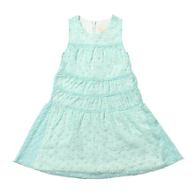  Marley Dress in Aqua Mesh Dot