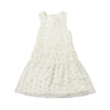Marley Dress in Ivory Mesh Dot