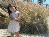 Marley Dress in Grey Mesh Dot