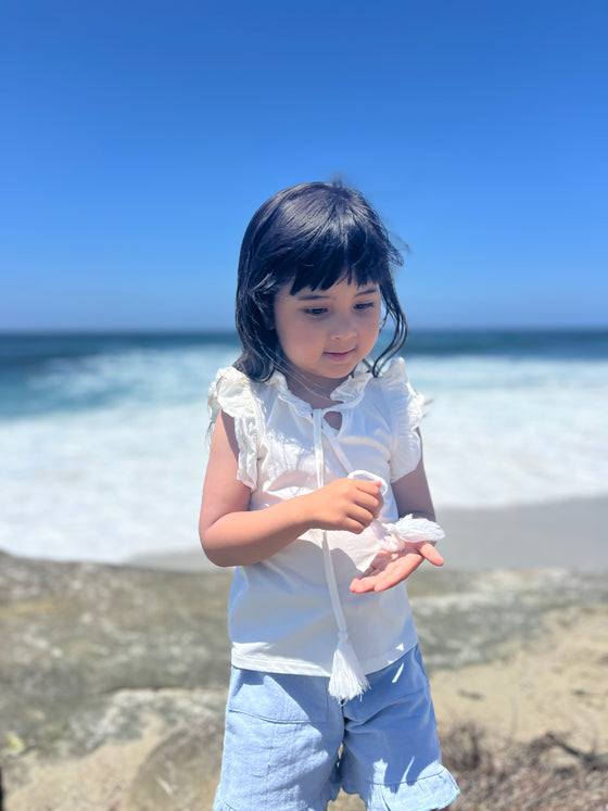 Brynlee Shorts in Chambray