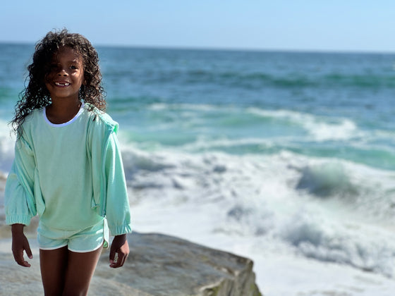 Indy Shorts in Seafoam Green