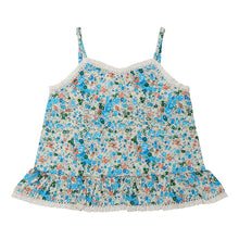  Lillian tank in Blue Floral