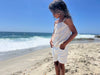 Mallory Tank in tan Stripe