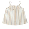 Mallory Tank in tan Stripe