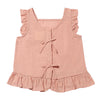 iris top in dusty rose