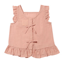  iris top in dusty rose