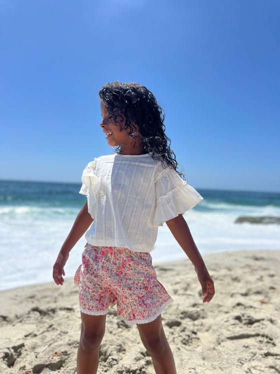 Penny Blouse in Ivory