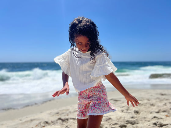 Liv Shorts in Pink Floral