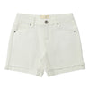 kelsey denim shorts in ivory