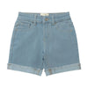 kelsey denim shorts in blue