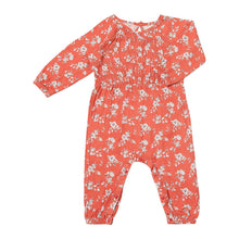  Kylie Romper in Persimmon Floral
