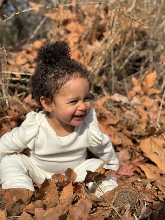 Francie Onesie in Cream