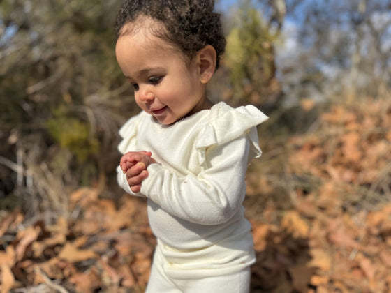 Francie Onesie in Cream