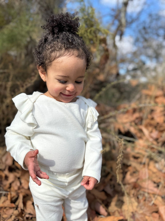 Francie Onesie in Cream