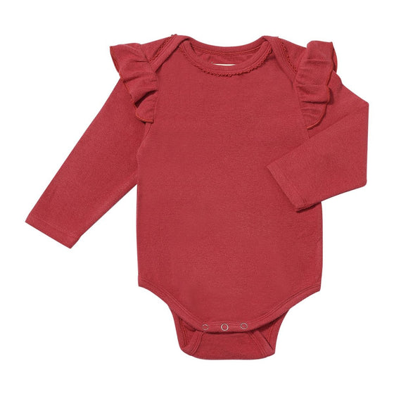 Francie Onesie in Berry