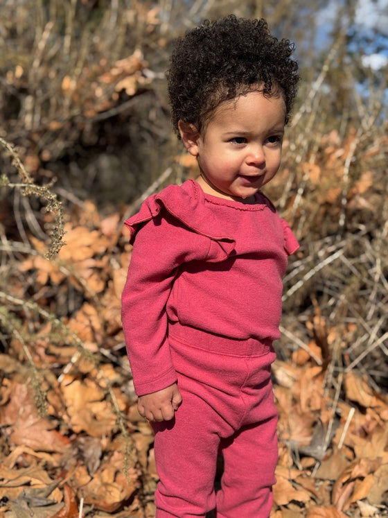 Francie Onesie in Berry