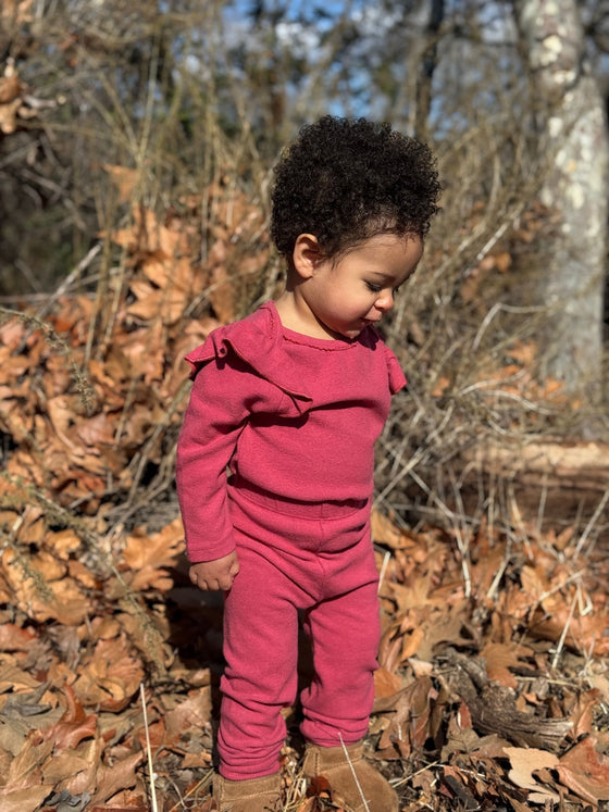 Faith Pants in Berry