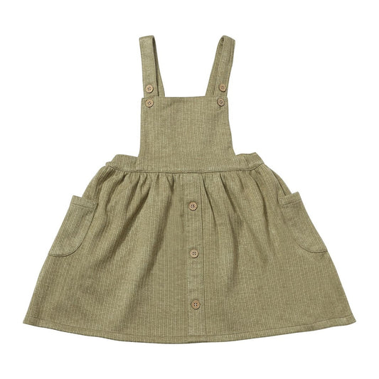 Autumn Pinafore in Green