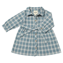  Amy Dress in Blue Plaid
