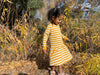 Lara Dress in Gold Stripe