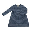 Madigan Dress in Navy Stripe