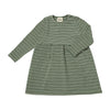 Madigan Dress in Green Stripe
