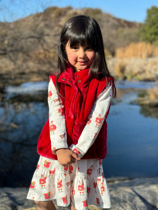 Iona Dress in Santas