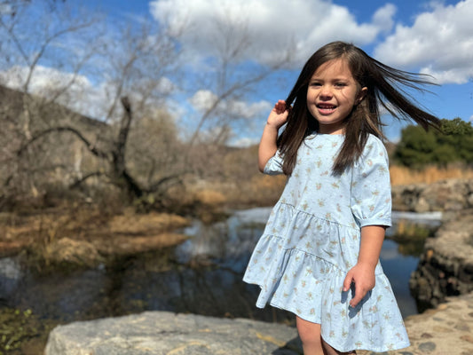 Alice Dress in Blue Floral