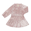 Willow Dress in Rose Sequin Velvet