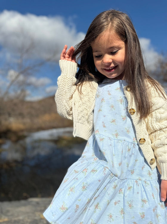 Evelyn Cardigan in Ivory